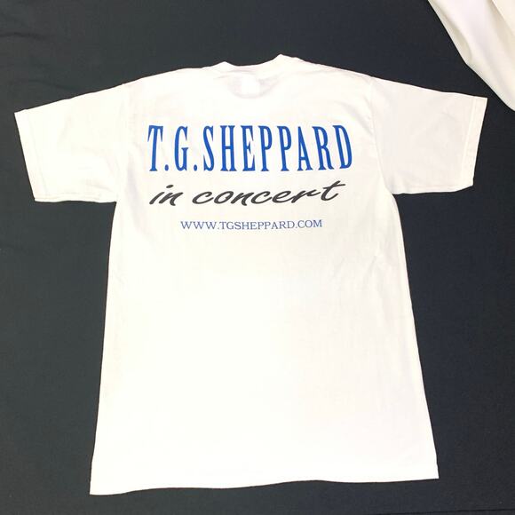 T. G. Sheppard Signed 2004 Concert Vintage Graphic T Shirt Men Med Country Music - Picture 11 of 12